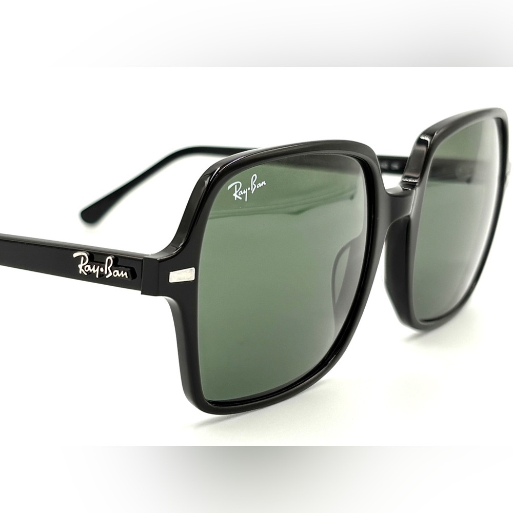 Ray-Ban Black Square Sunglasses with Dark Lenses - Picture 13 of 14